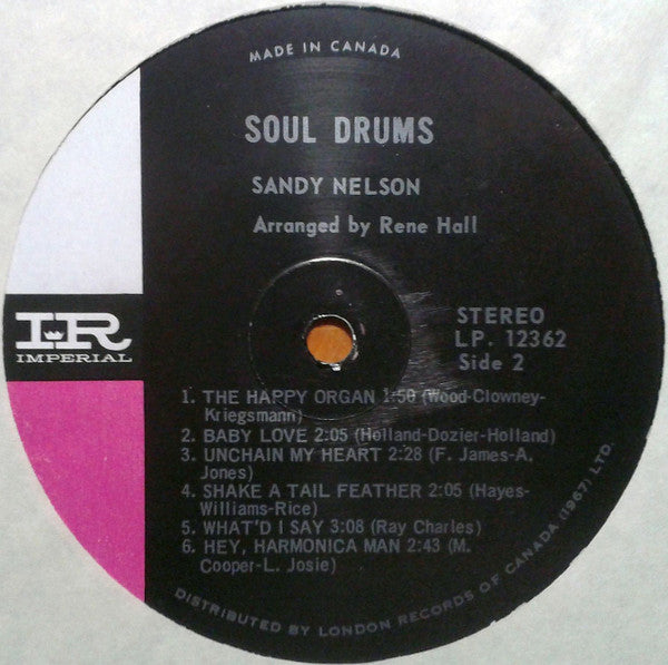Sandy Nelson : Soul Drums (LP)