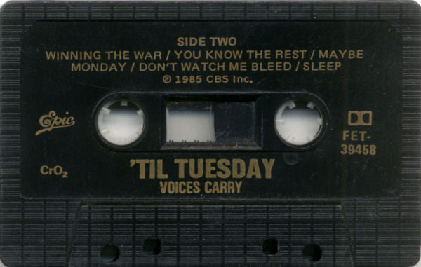 'Til Tuesday : Voices Carry (Cass, Album, Chr)