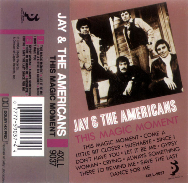 Jay & The Americans : This Magic Moment (Cass, Comp, RE, Dol)