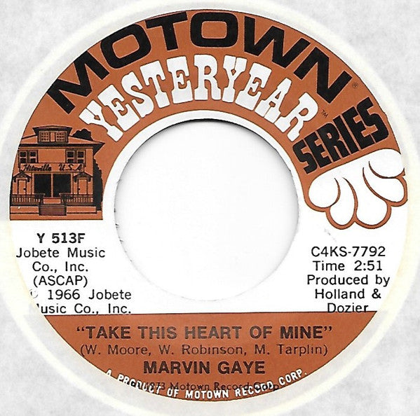 Marvin Gaye : Baby Don't You Do It / Take This Heart Of Mine (7", RE)