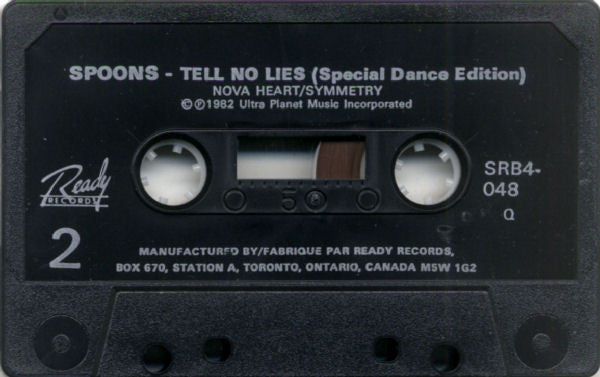 Spoons : Tell No Lies (Special Dance Edition) (Cass, EP, Dol)