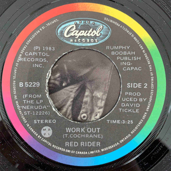 Red Rider : Can't Turn Back (7")