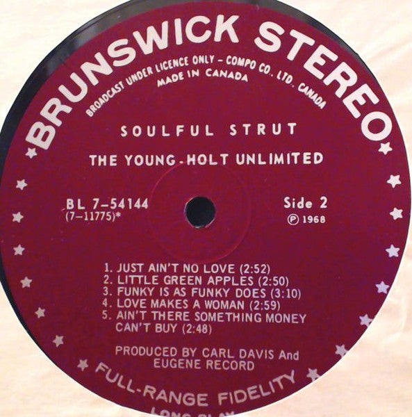 Young Holt Unlimited : Soulful Strut (LP, Album)