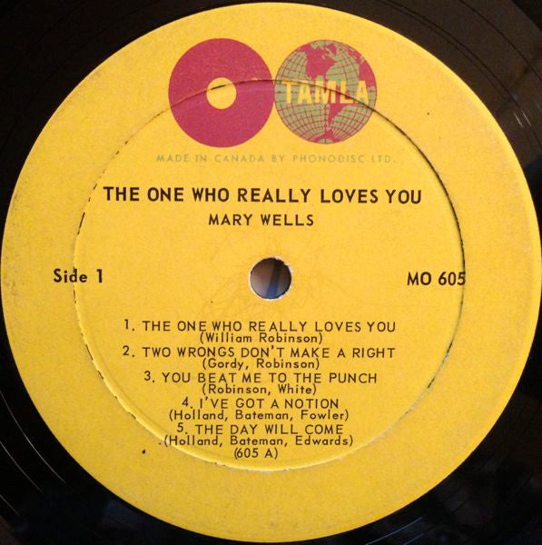 Mary Wells : The One Who Really Loves You (LP, Mono)