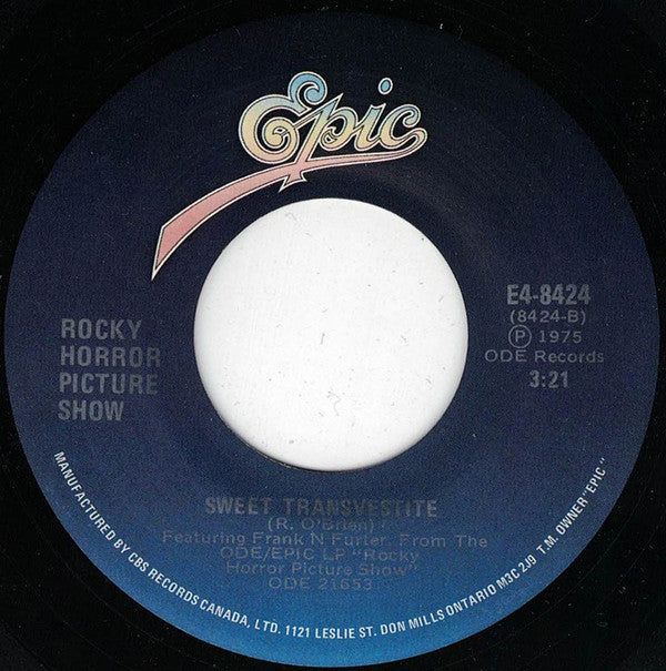 "The Rocky Horror Picture Show" Original Cast : The Time Warp / Sweet Transvestite (7")