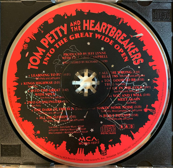 Tom Petty And The Heartbreakers : Into The Great Wide Open (CD, Album)