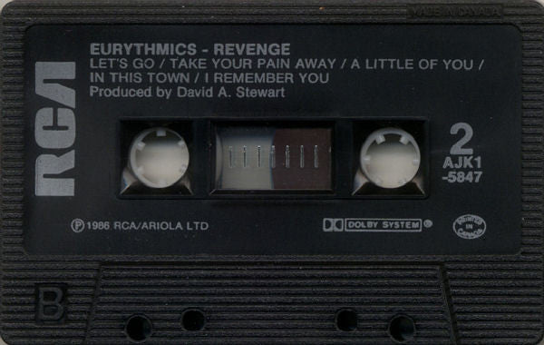Eurythmics : Revenge (Cass, Album)