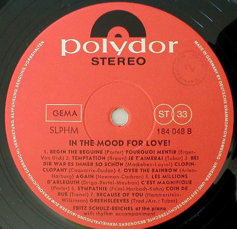 Fritz Schulz-Reichel : In The Mood For Love (LP, Album)