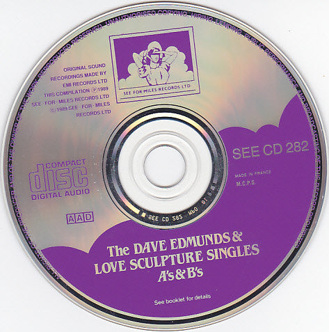 Dave Edmunds & Love Sculpture : The Dave Edmunds & Love Sculpture Singles A's & B's (CD, Comp)
