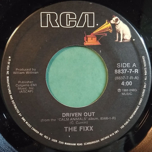 The Fixx : Driven Out (7", Single)