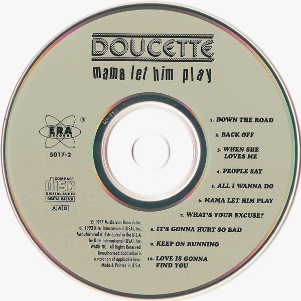 Doucette : Mama Let Him Play (CD, Album, RE)