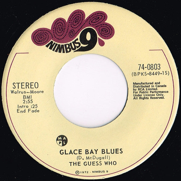 The Guess Who : Running Back To Saskatoon (7", Single)