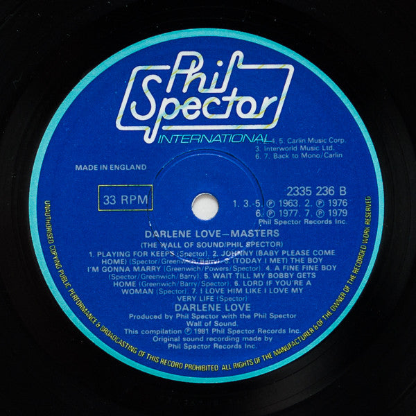 Darlene Love : Masters (LP, Comp)