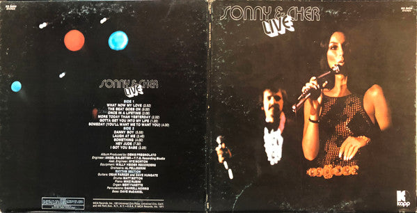 Sonny & Cher : Sonny & Cher Live (LP, Album, Gat)