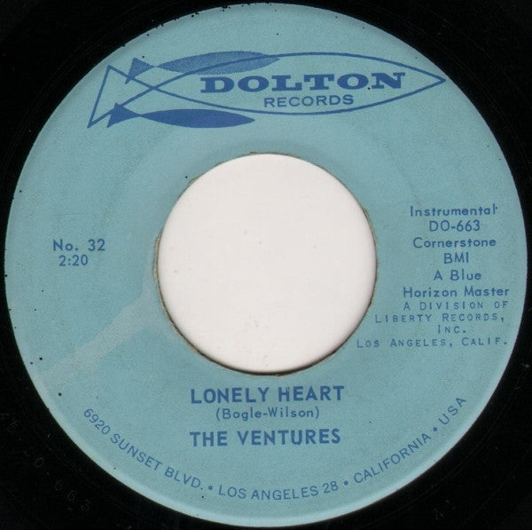 The Ventures : Ram-Bunk-Shush / Lonely Heart (7", Single, Ind)