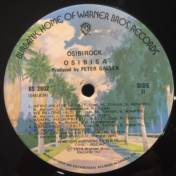 Osibisa : Osibirock (LP, Album)