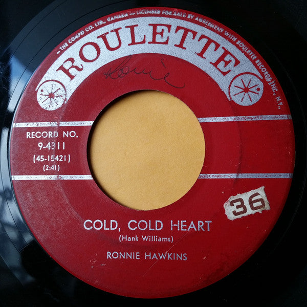 Ronnie Hawkins : Nobody's Lonesome For Me (7")