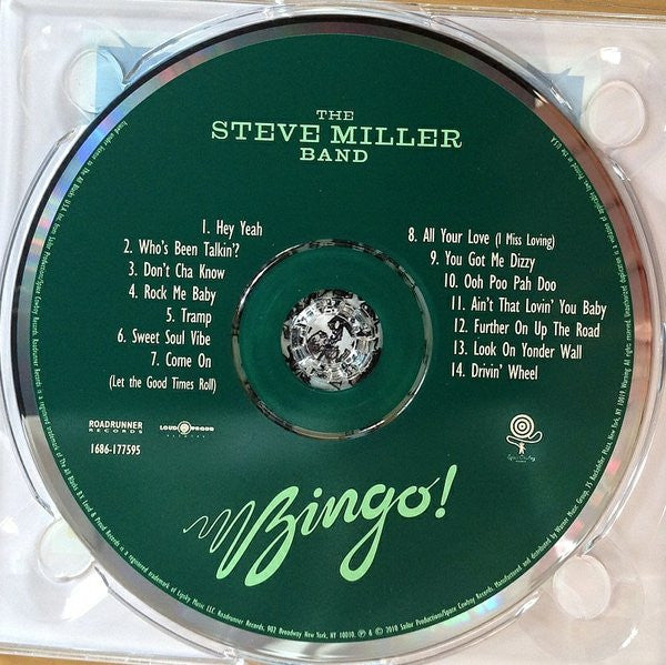 Steve Miller Band : Bingo! (CD, Album, Gat)