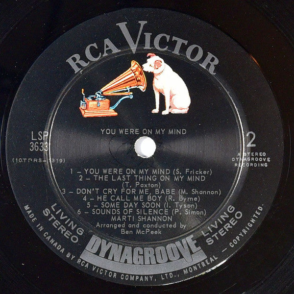 Marti Shannon : You Were On My Mind (LP, Album)