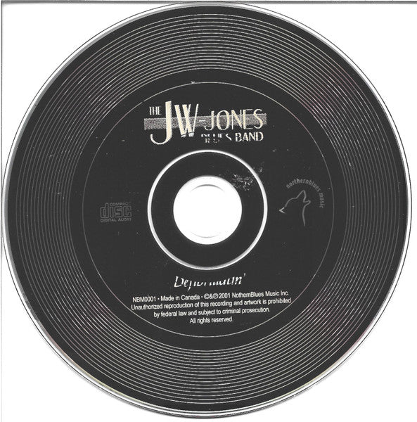 The JW-Jones Blues Band : Defibrillatin' (CD, Album, RE)
