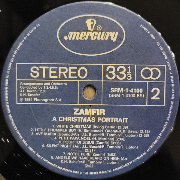 Zamfir* : A Christmas Portrait (LP, Album)
