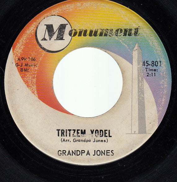 Grandpa Jones : T For Texas (7", Single)