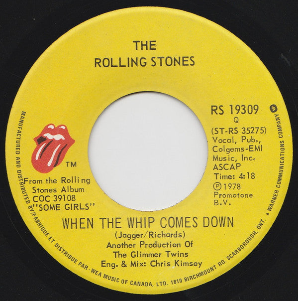 The Rolling Stones : Beast Of Burden (7")