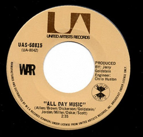 War : Get Down (7", Single)