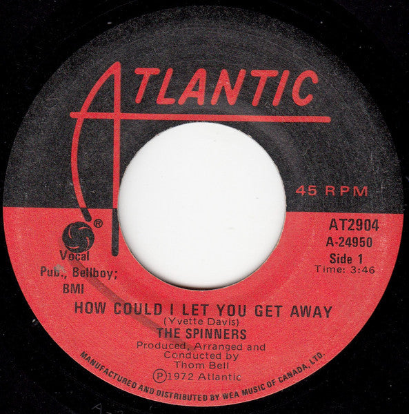 The Spinners* : I'll Be Around (7", Single)