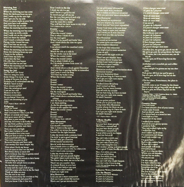 Jesse Colin Young : Song For Juli (LP, Album)
