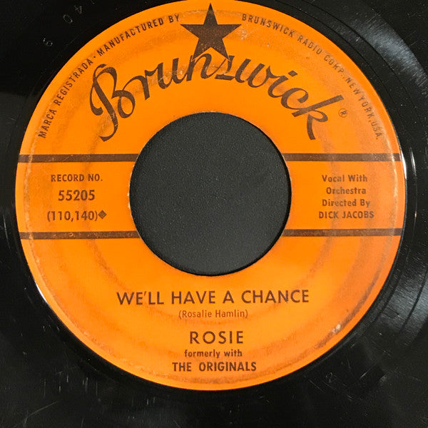 Rose Hamlin : Lonely Blue Nights / We'll Have A Chance (7", Single, Pin)
