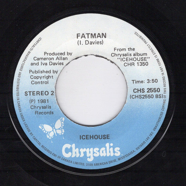 Icehouse : Can't Help Myself (7", Single)