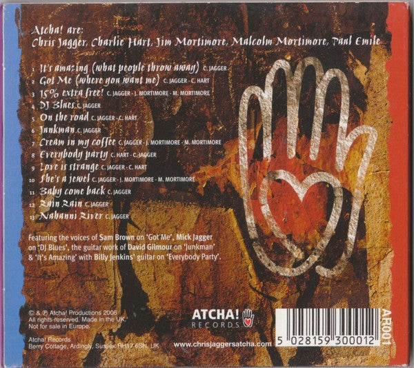 Chris Jagger's Atcha!* : Act Of Faith (CD, Album, Dig)