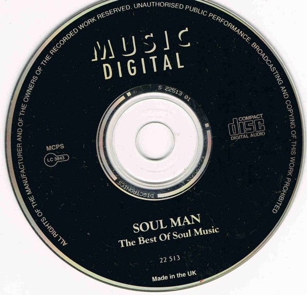 Various : Soul Man (The Best Of Soul Music) (CD, Comp)