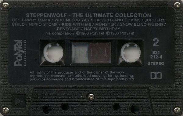 Steppenwolf : The Ultimate Collection (Cass, Comp, Dol)