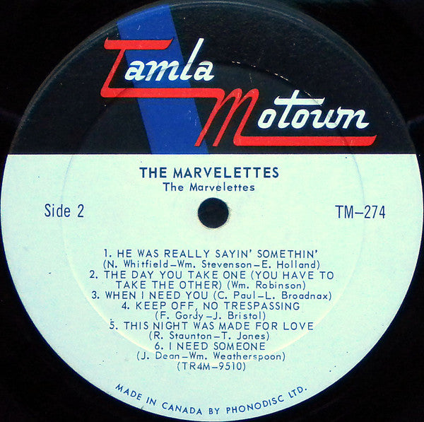 The Marvelettes : The Marvelettes (LP, Mono)