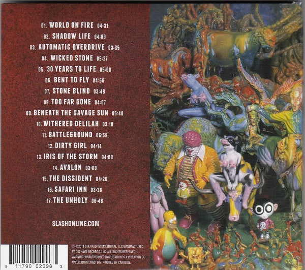 Slash (3) Featuring Myles Kennedy And The Conspirators : World On Fire (CD, Album, Dig)