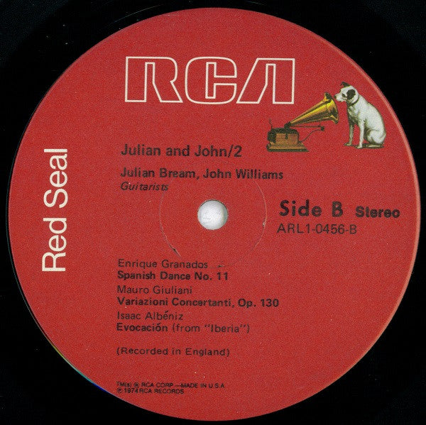 Julian Bream, John Williams (7) : Julian And John / 2 (LP, Album)