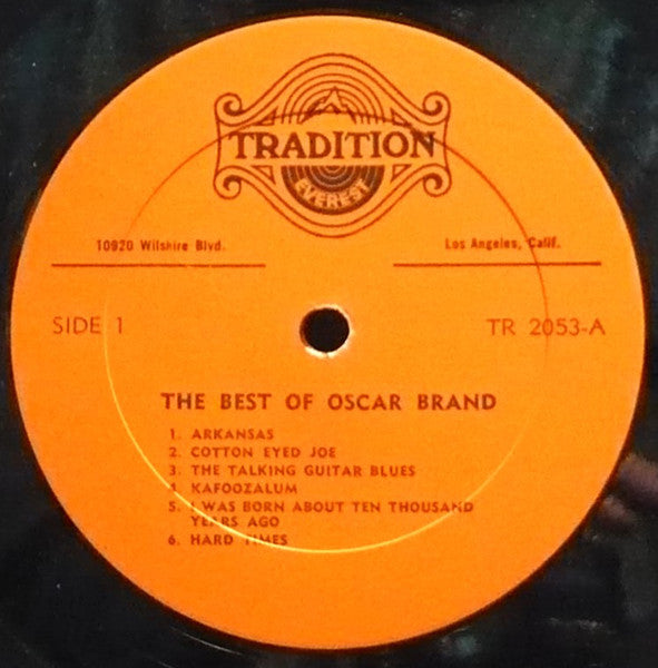 Oscar Brand : The Best Of Oscar Brand (LP, Album, Comp)