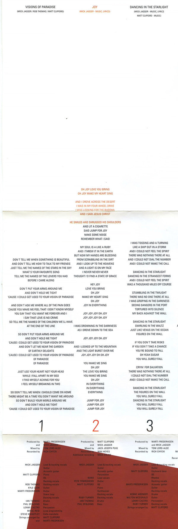 Mick Jagger : Goddessinthedoorway (CD, Album)