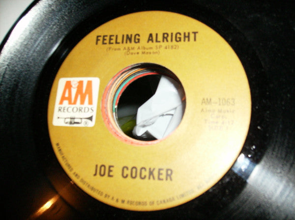 Joe Cocker : Feeling Alright (7", Single)