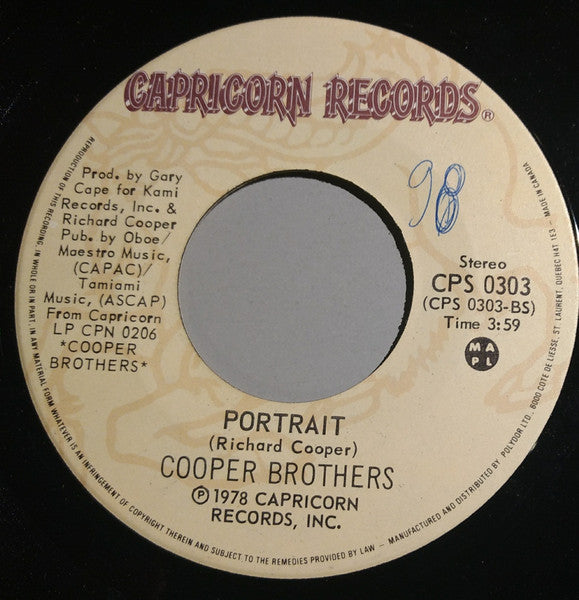 Cooper Brothers : Rock And Roll Cowboys (7", Single)