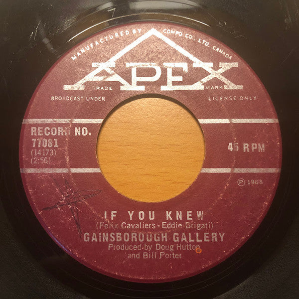 The Gainsborough Gallery : If You Knew (7", Single)