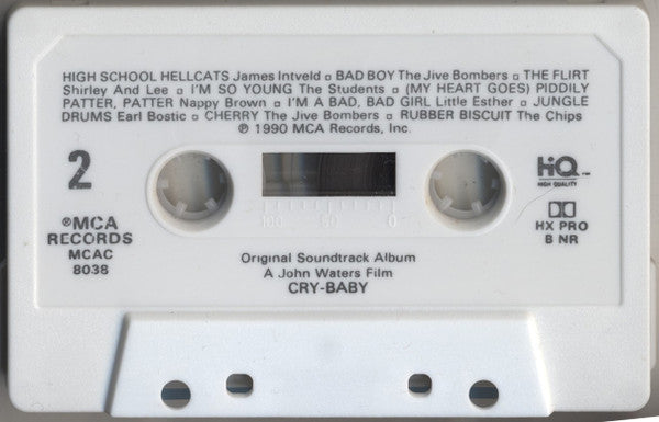 Various : Cry-Baby (Original Soundtrack Album) (Cass, Album)