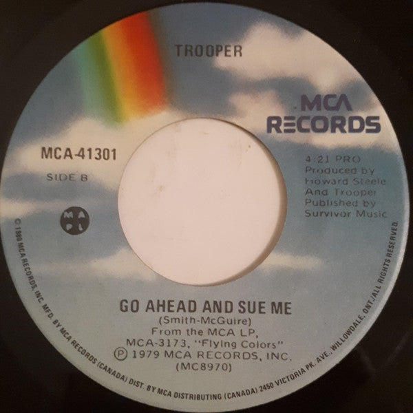 Trooper (4) : Real Canadians (7", Single)
