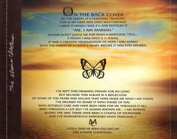 Mariah Carey : Me. I Am Mariah ...The Elusive Chanteuse (CD, Album)