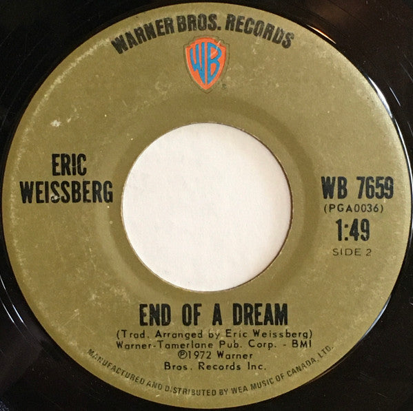 Eric Weissberg & Steve Mandell : Dueling Banjos (7", Single, Don)