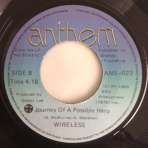 Wireless (8) : Pay To Ride (7", Single)