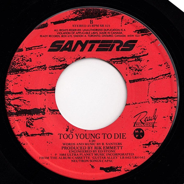 Santers : All Right Now (7", Single)