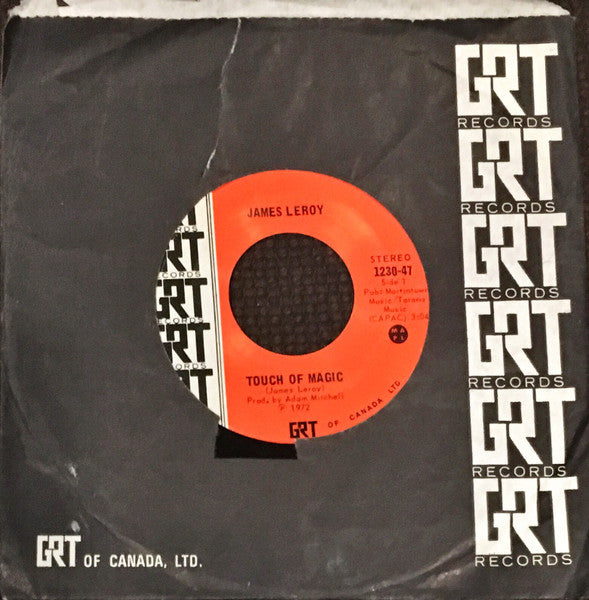James Leroy (2) : Touch Of Magic (7", Single)
